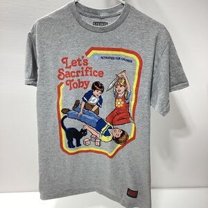 Let's Sacrifice Toby T-Shirt Steven Rhodes Brand Spencers Threadless M